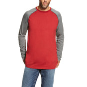Ariat FR Baseball T-Shirt in red